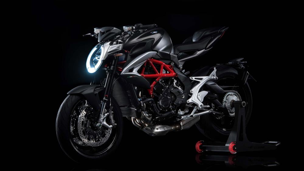 Ride into the Night with MV Agusta Brutale wallpaper