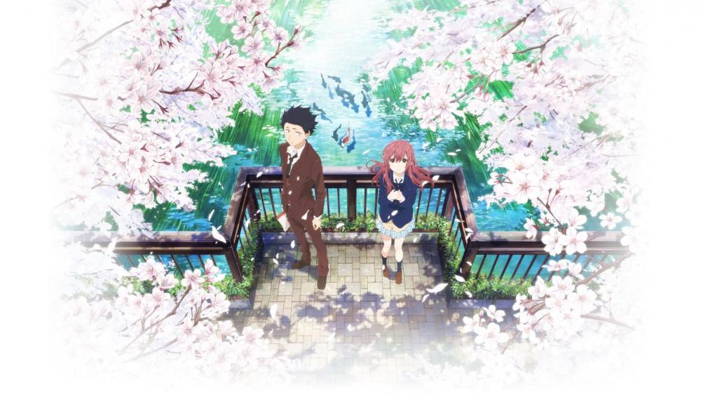 Sakura Serenity by the Riverside wallpaper