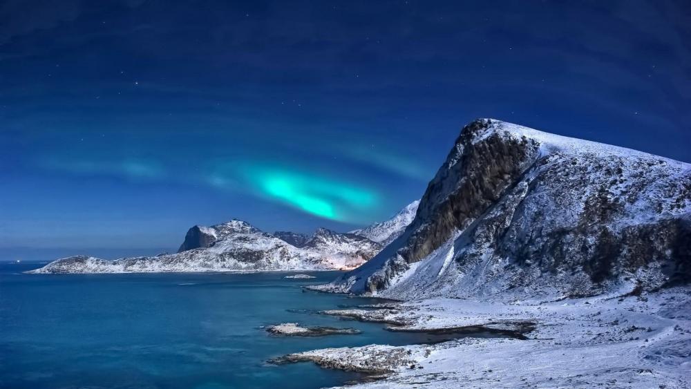 Northern Lights in Lofoten, Norway ✨ wallpaper