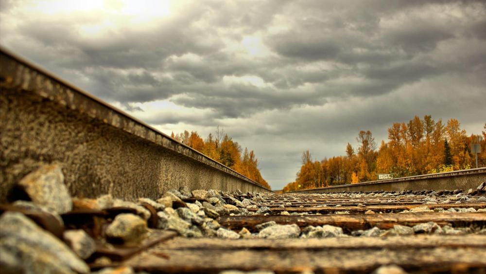 Long rails in Alaska wallpaper