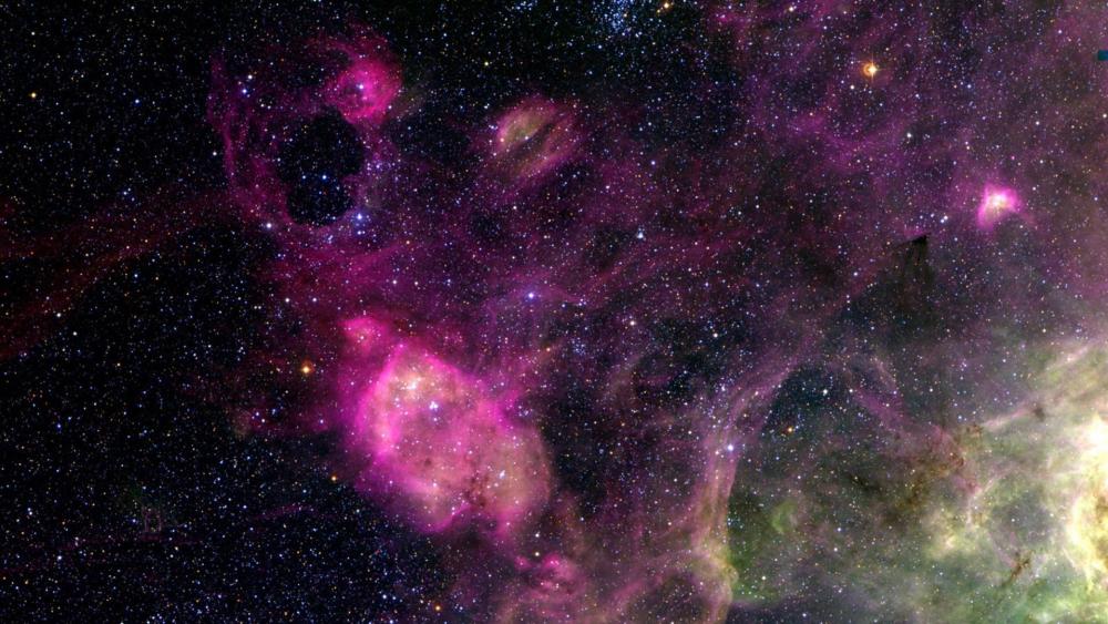 Nebula in the outer space wallpaper