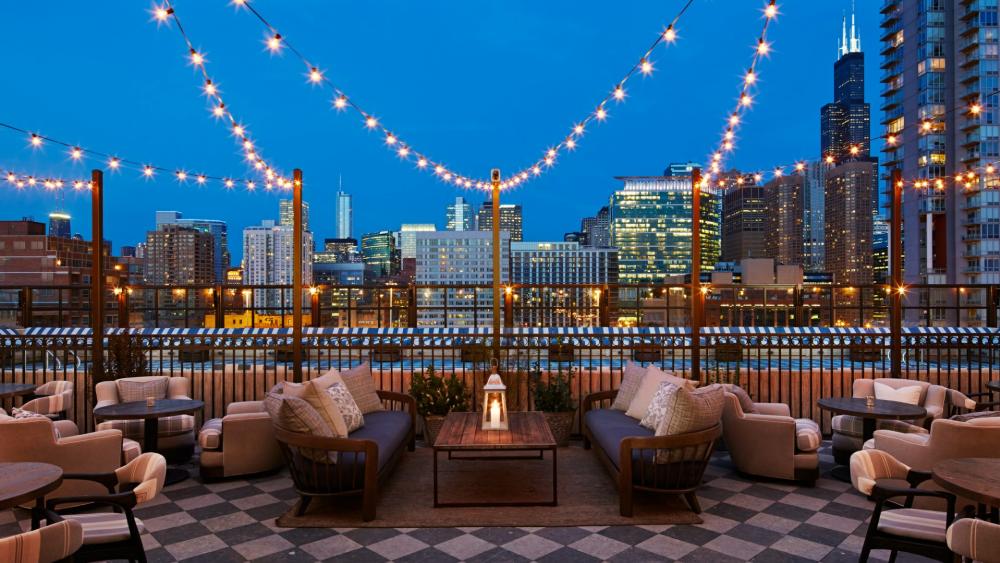 View from the Soho House Chicago wallpaper