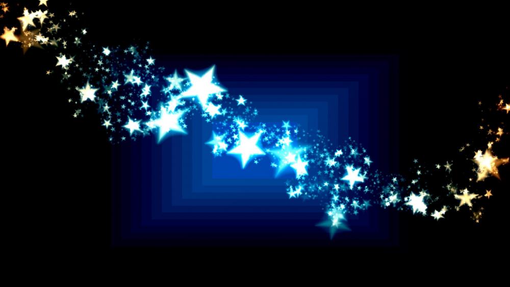 Glittering stars wallpaper