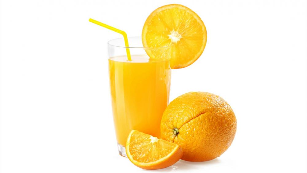 Orange juice wallpaper