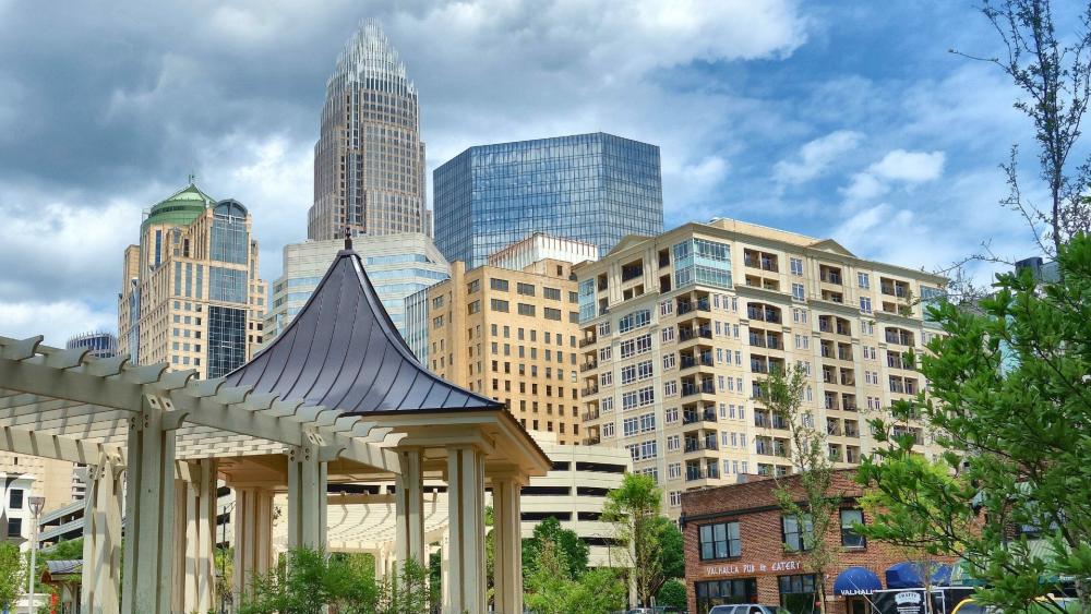 Charlotte cityscape - North Carolina, USA wallpaper
