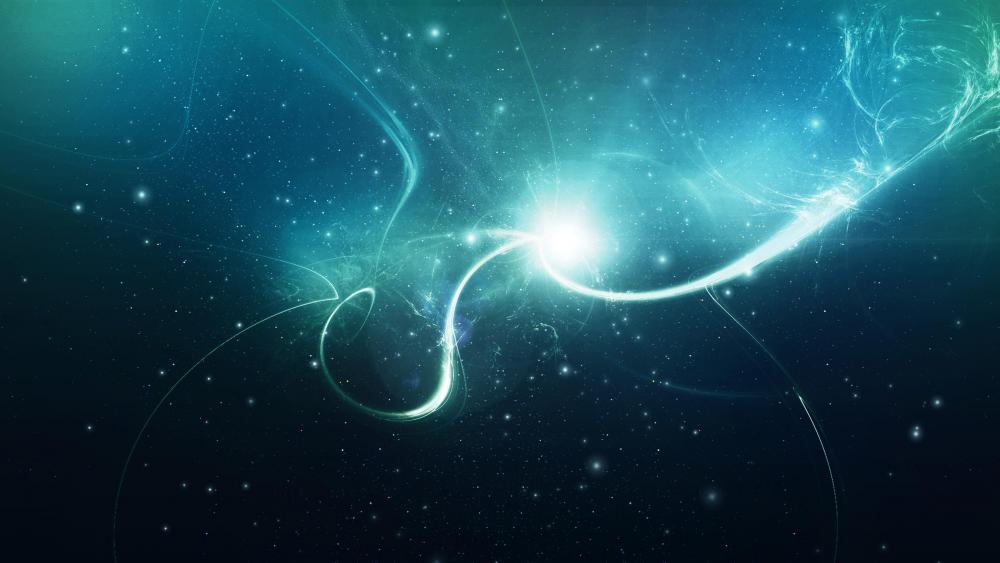 Abstract space art wallpaper