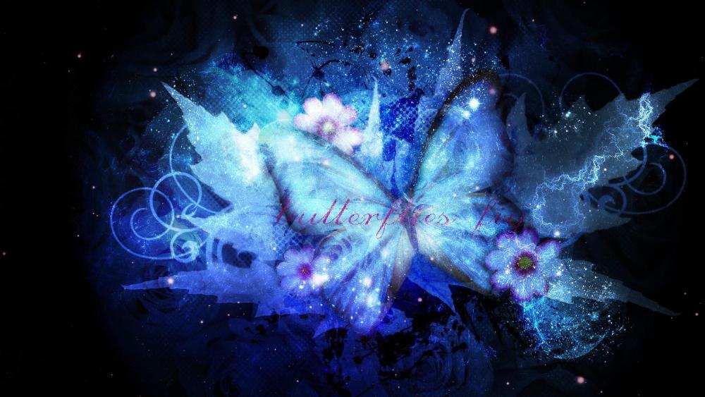 Butterfly - Digital art wallpaper
