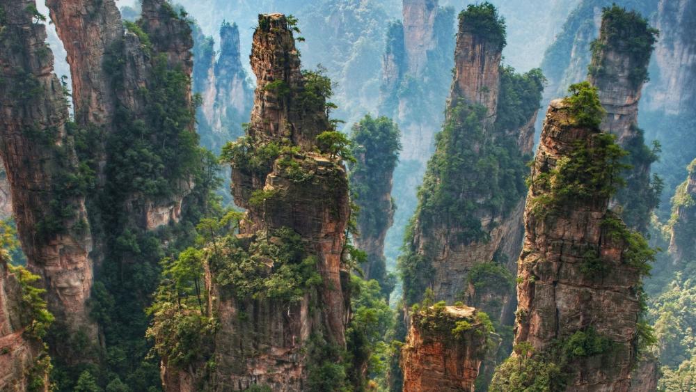 Tianzi Mountain - Zhangjiajie National Forest Park, China wallpaper