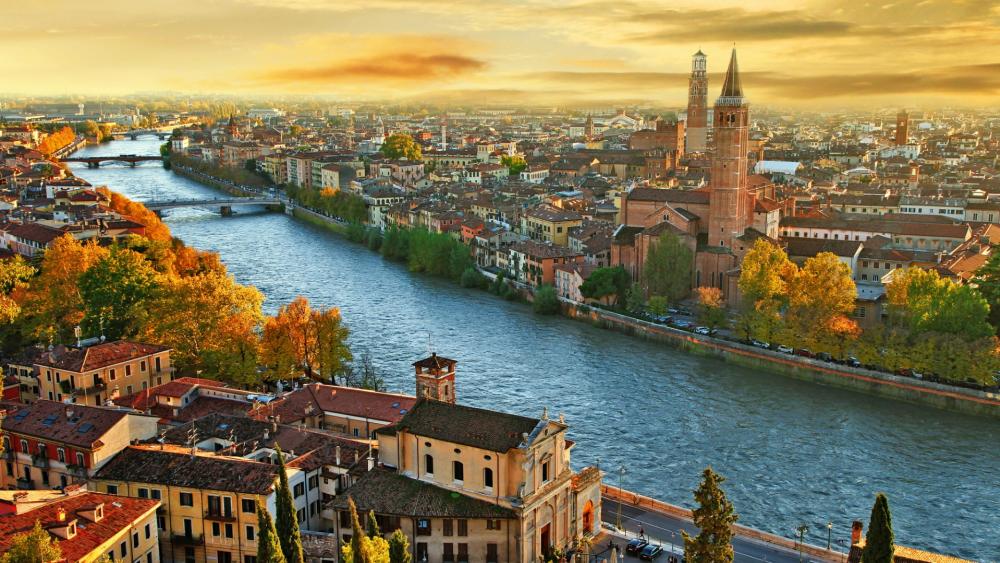 Verona, the city of love - Italy wallpaper