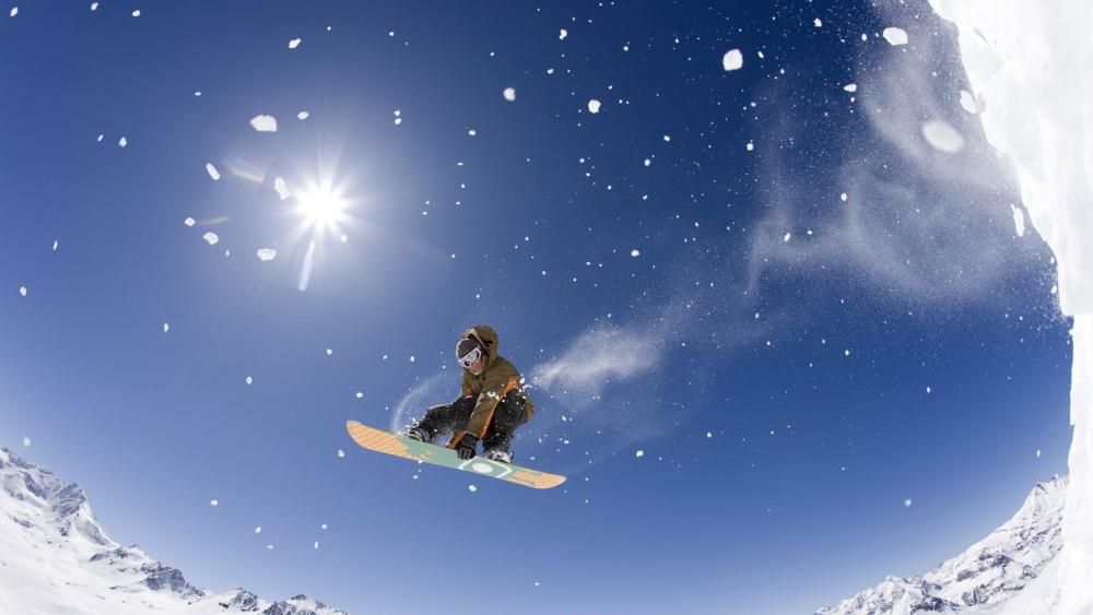 Freestyle snowboarding - Extreme sport wallpaper