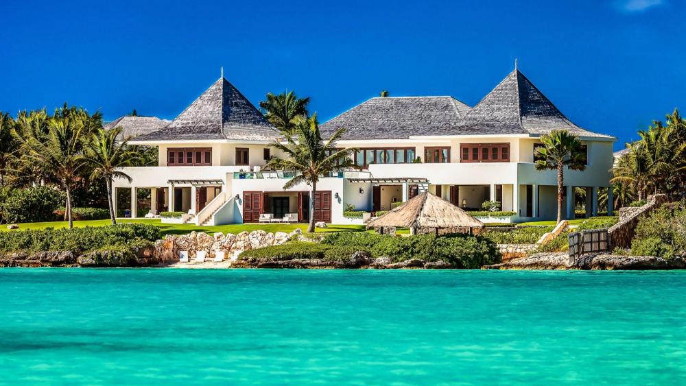 Beautiful villa at Shoal Bay Beach, Anguilla wallpaper