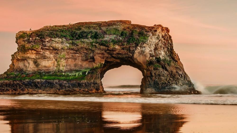 Natural Bridges State Beach - Santa Cruz, California wallpaper