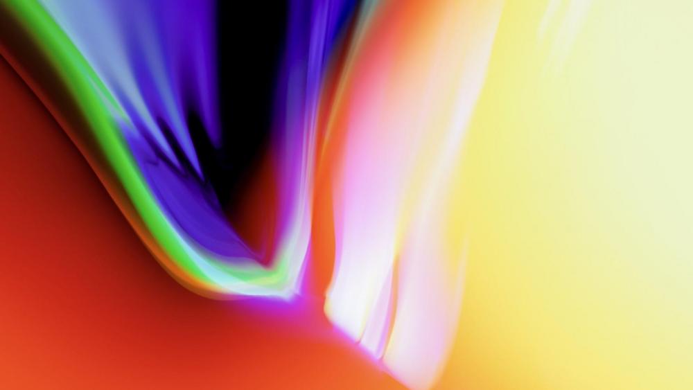 Colorful abstract flow wallpaper