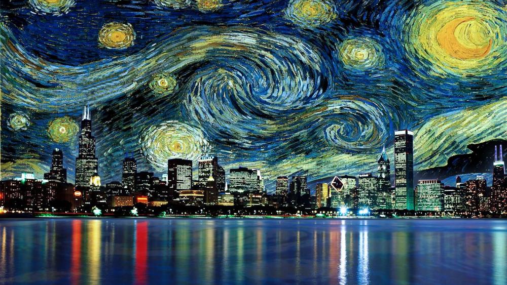 Vincent Van Gogh - The Starry Night wallpaper