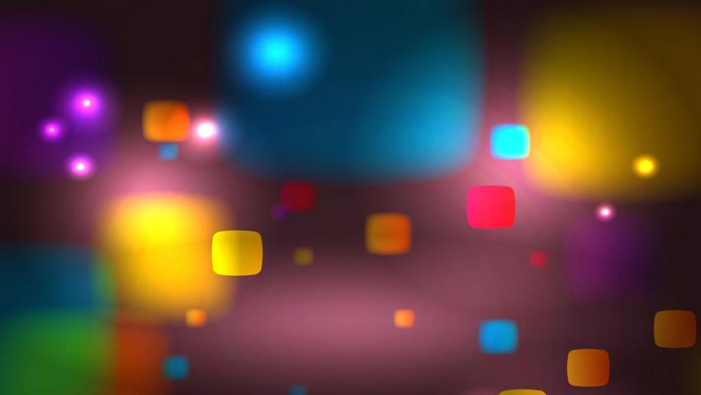 Colorful squares wallpaper