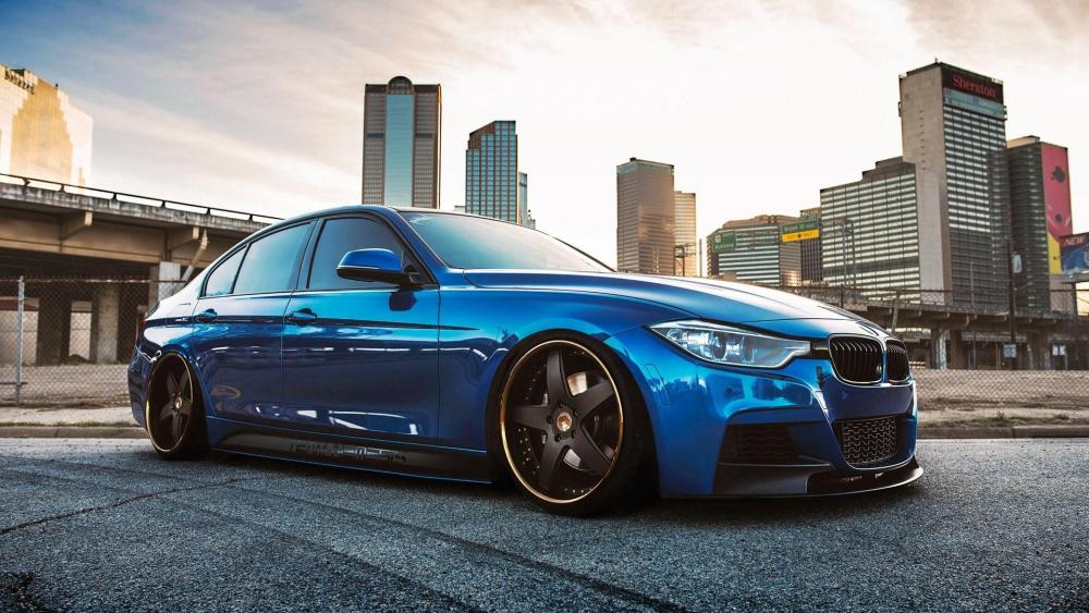 Blue BMW wallpaper