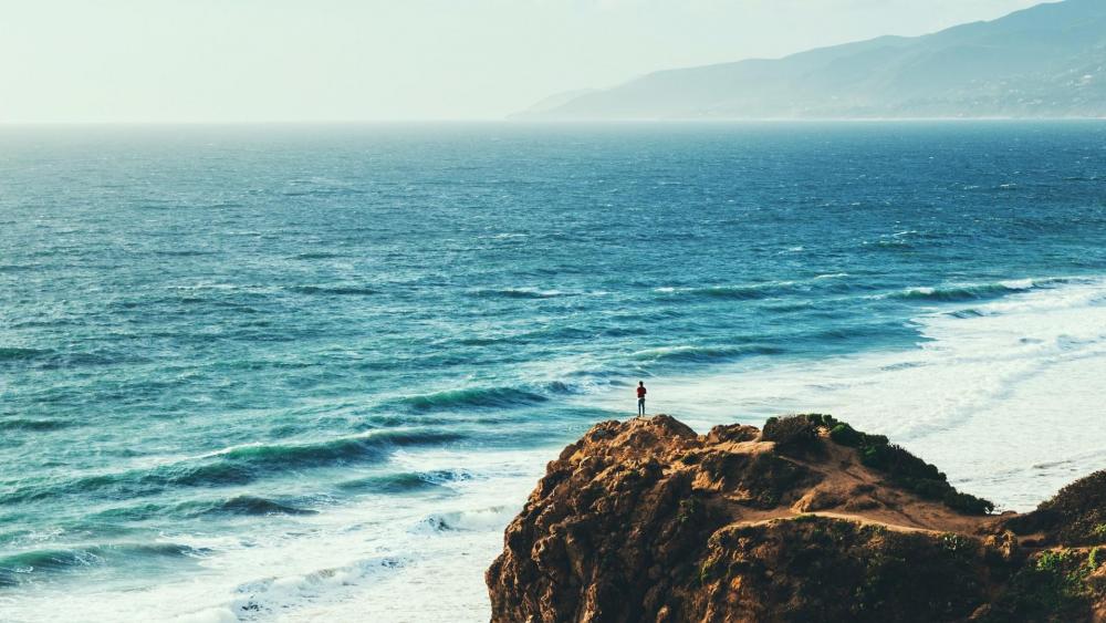 Pacific Ocean from the Point Dume wallpaper