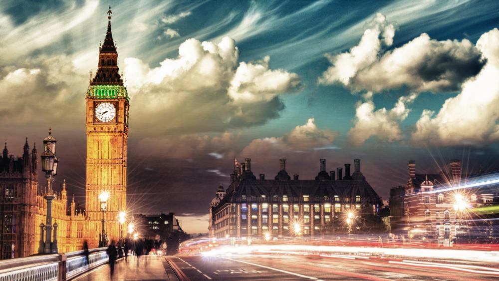 Big Ben from Westminster Bridge wallpaper