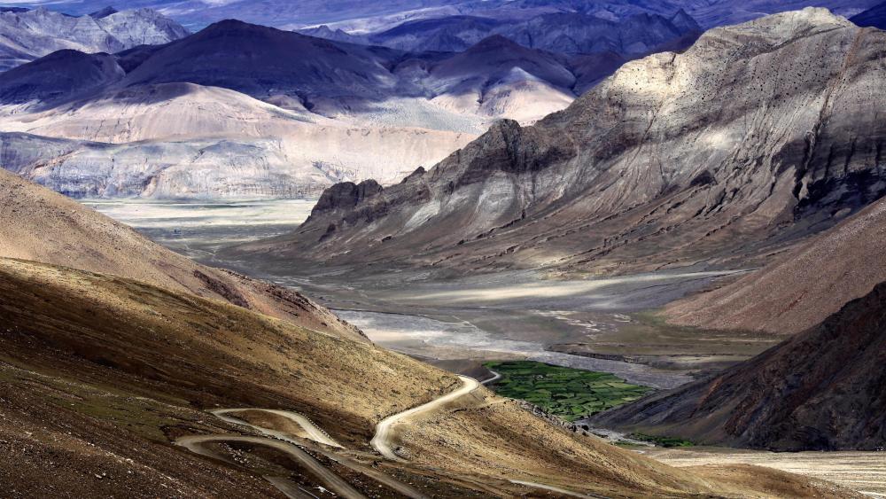 Himalaya Oasis - Tingri, Tibet wallpaper