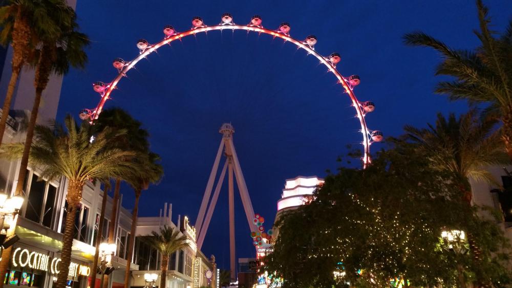 Ferris wheel in Las Vegas wallpaper