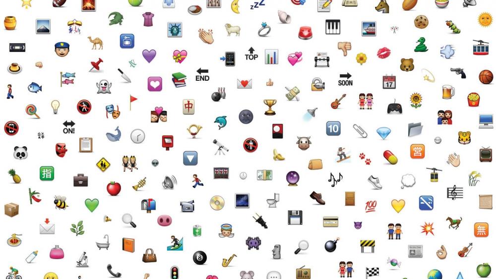Cool emoji icons wallpaper