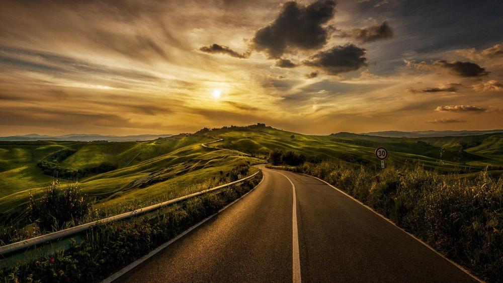 Val d'Orcia - Tuscany wallpaper