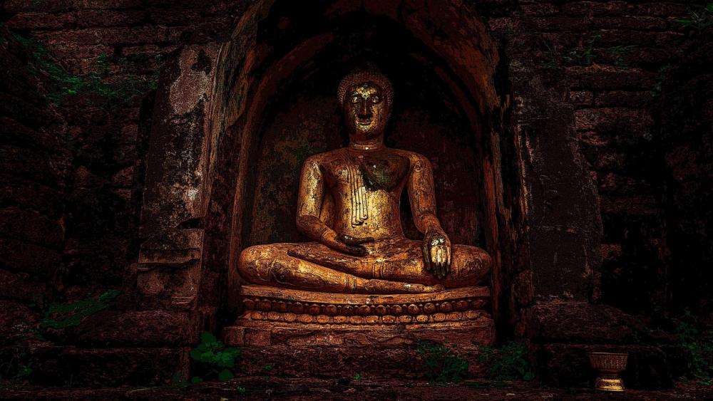 Buddha statue wallpaper