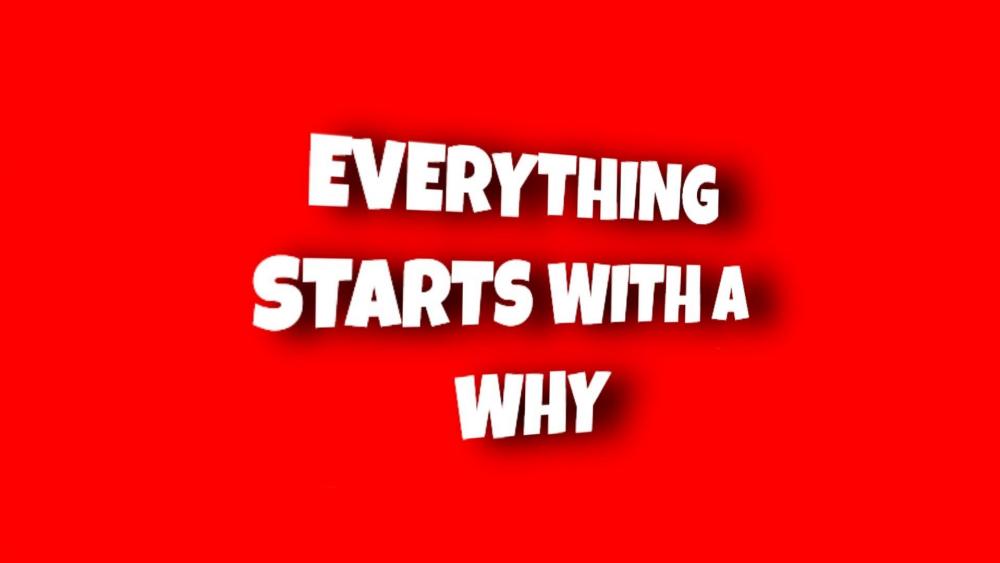 Everything starts with a why wallpaper