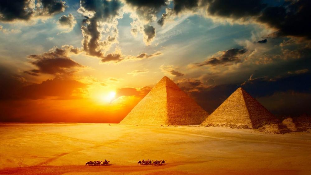 Giza Pyramid Complex wallpaper