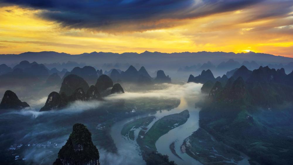 Guilin landscape wallpaper