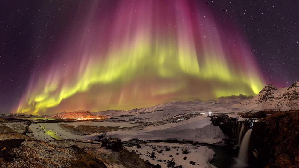Islandia Northern Lights wallpaper