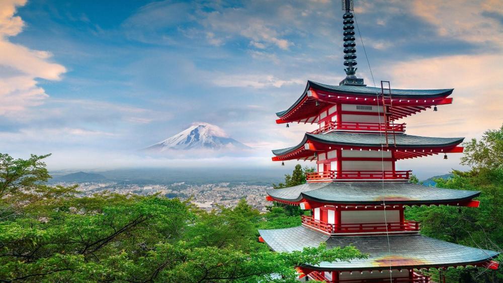 Mount Fuji view wallpaper