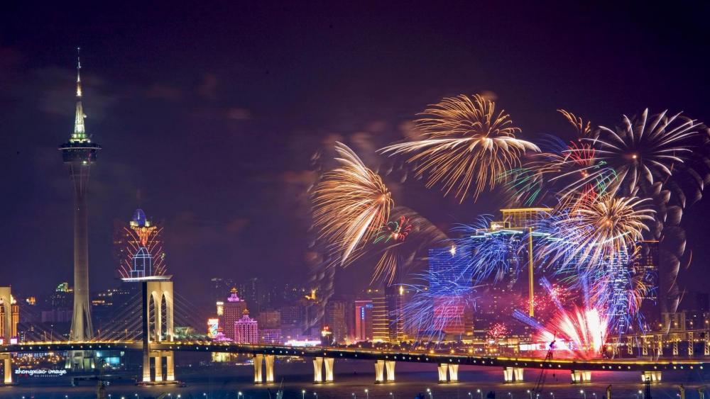 Macao International Fireworks Contest wallpaper
