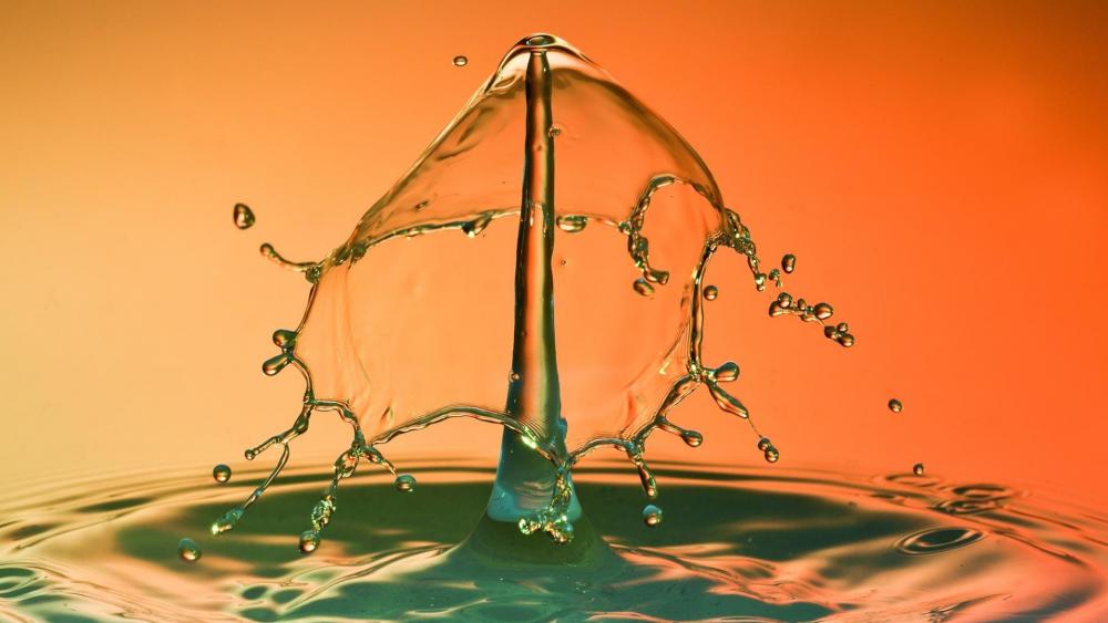 Water splash wallpaper