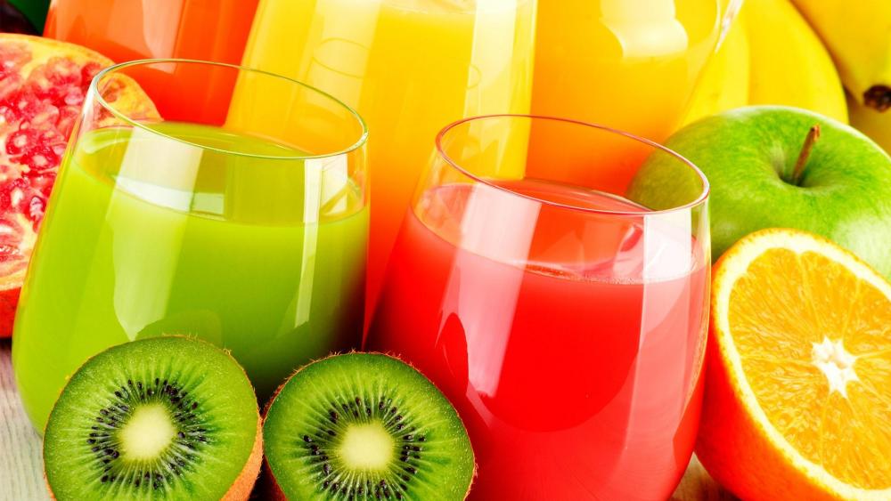 Healthy Fruit Juices wallpaper