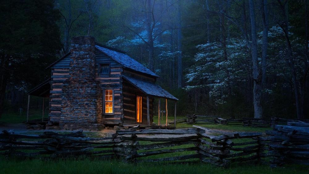 Carter Shields Cabin in Great Smoky Mountains National Park (Tennessee) wallpaper