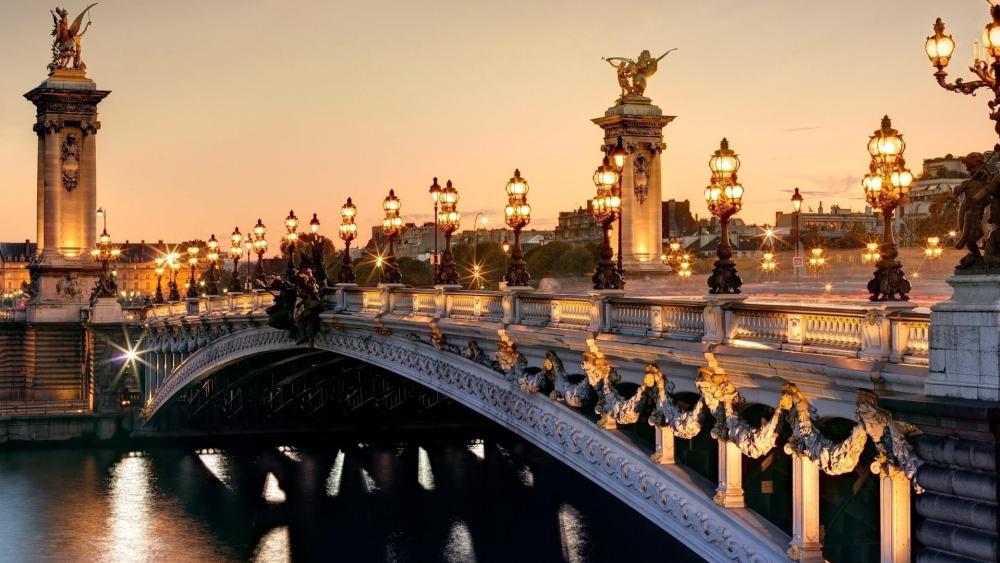 Alexandre III Bridge (Paris, France) wallpaper