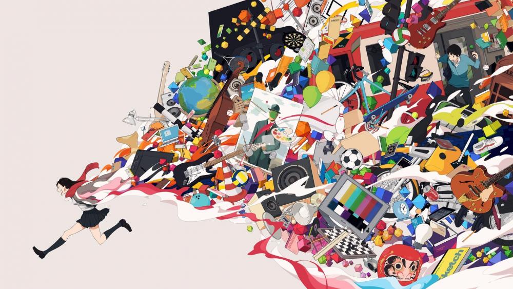 Anime illustration wallpaper
