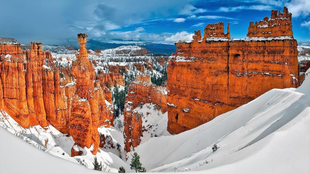 Bryce Canyon winter wallpaper