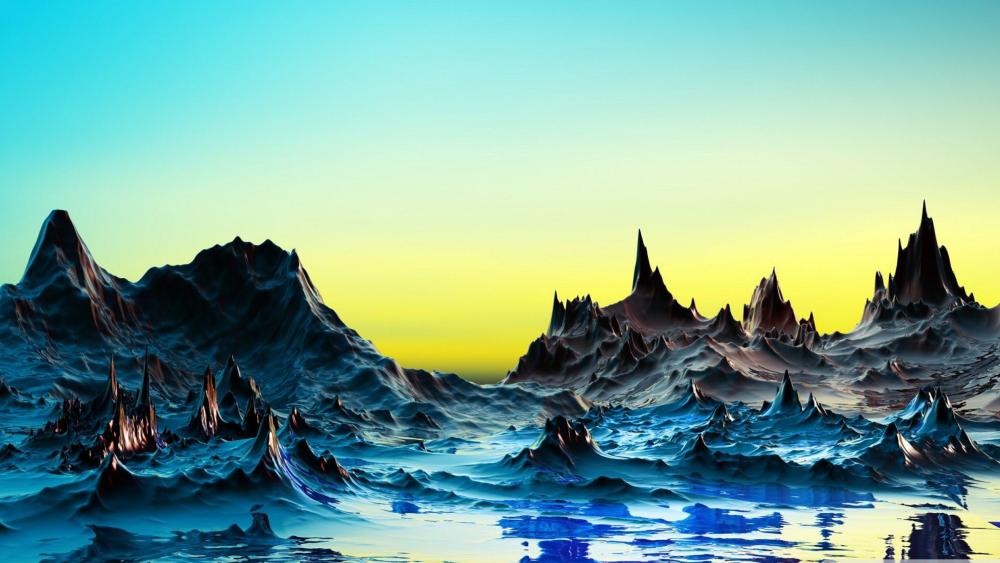 Fantasy landscape - Digital art wallpaper