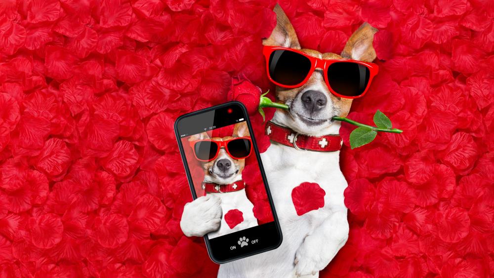 Jack Russell Terrier Selfie wallpaper