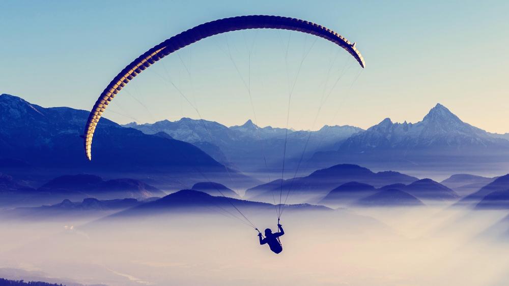 Paragliding wallpaper