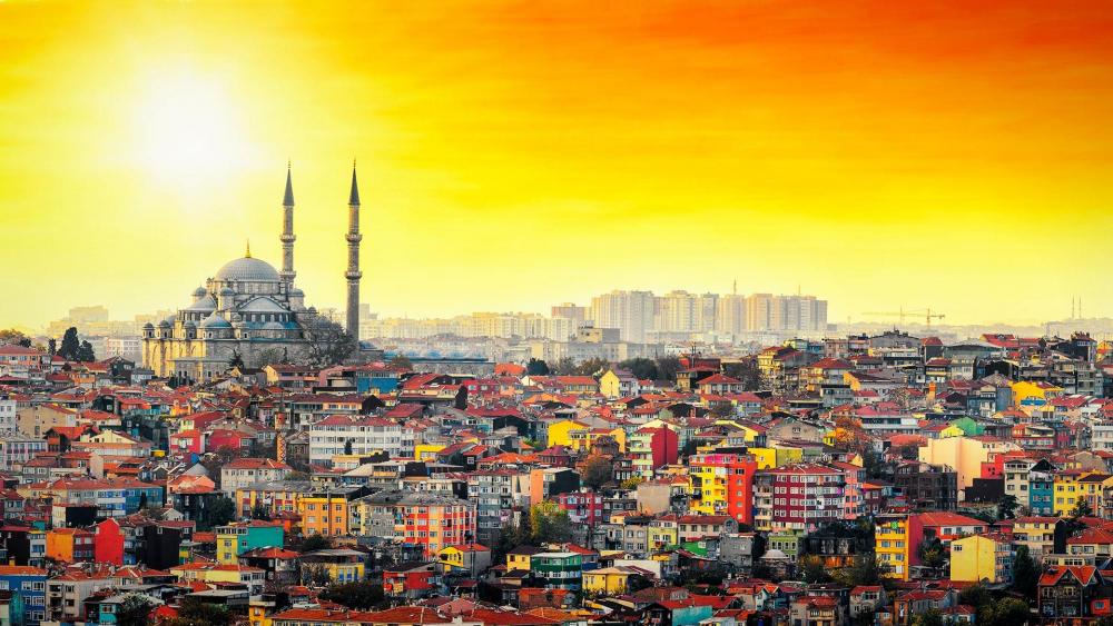 View of Istanbul wallpaper