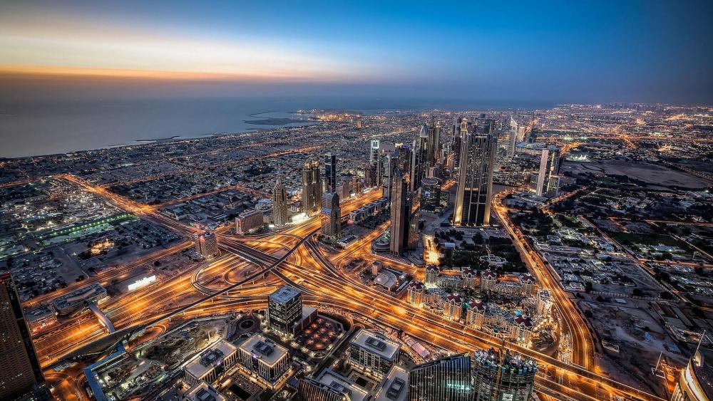 Dubai skyline wallpaper