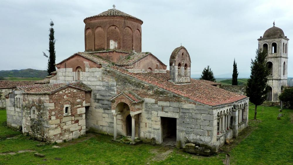 Monastery Church of St Mary at Apollonia, Albania wallpaper