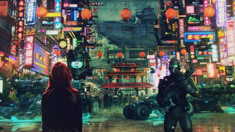Cyberpunk City wallpaper