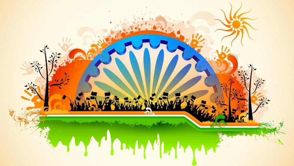 India - Happy Republic day! wallpaper