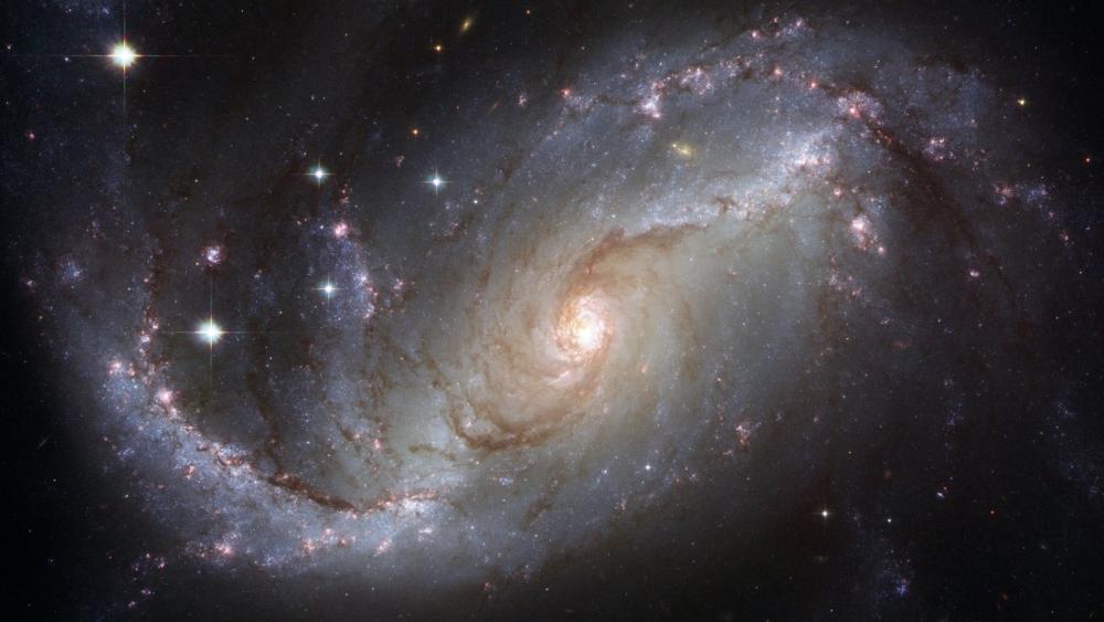 Spiral galaxy wallpaper
