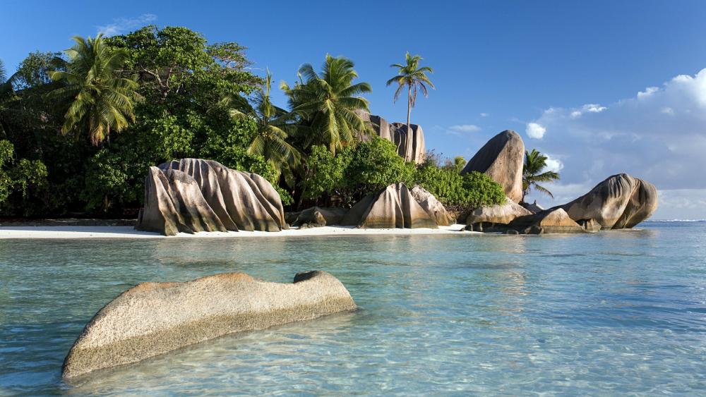 Anse Source d'Argent beach (Seychelles) wallpaper