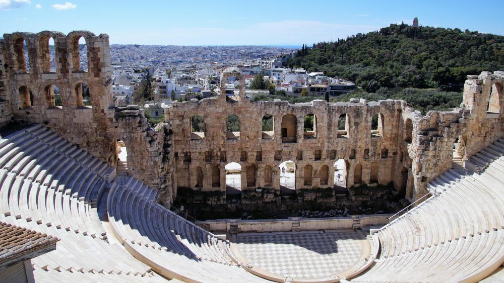 Odeon of Herodes Atticus (Acropolis, Athen) wallpaper